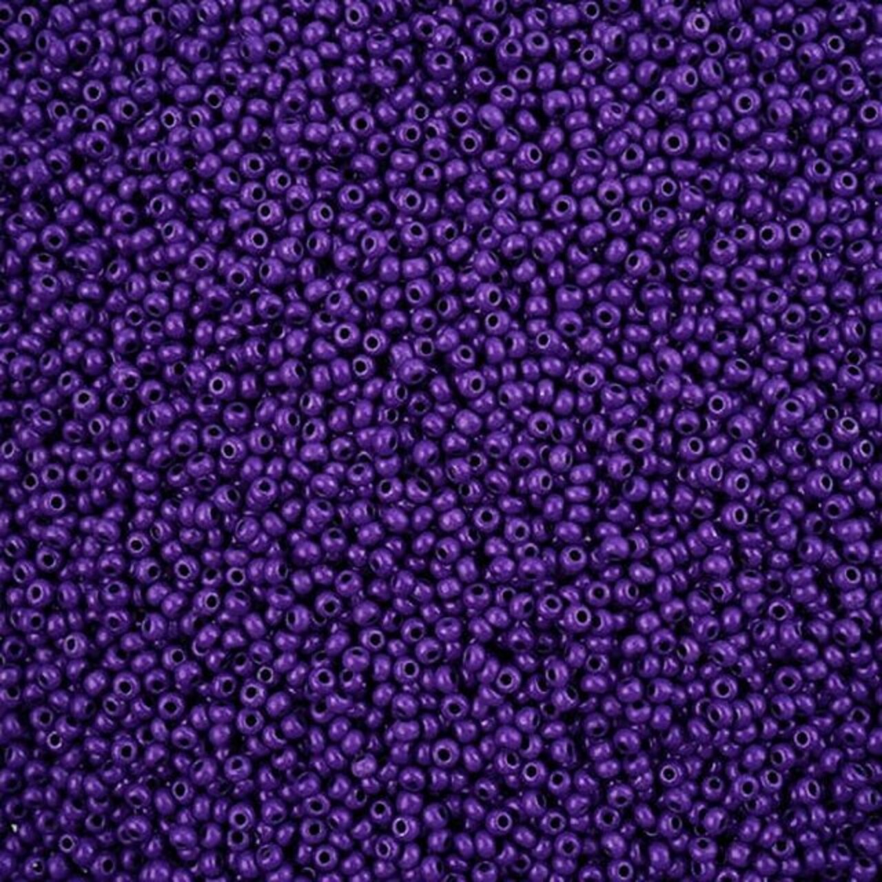 John Bead 11/0 Terra Intensive Purple Czech Glass Seed Beads, 250g